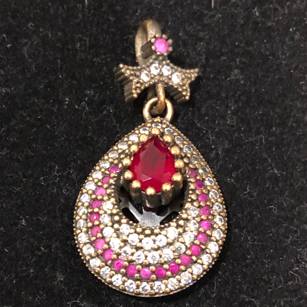 Ottoman Ruby - Topaz .925
